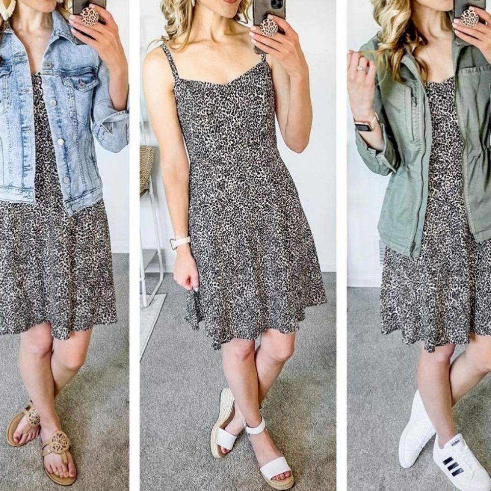 ON Cami Dress Animal Print XS